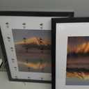 16x20 Poster Frame, Display Pictures 11X14 with Mat or 16x20 Without, Wall Hanging Frames, Black, 3 Pack