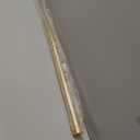 48-inch Ceiling Fan Downrod with Extension Cord, 4-foot Gold Ceiling Fan Extension Rod, 1-inch OD, Ceiling Downrod for Various Fans (Gold, Unthreaded)