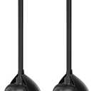 uptronic 2 Pack Toilet Plunger with Holder, Unique Plunger with All-Angle Design, Plungers for Bathroom for 5.7-inch Toilet Drain, Toilet Plunger Heavy Duty-Black