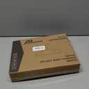 White Velvet Kids Hangers 20 Pack, 10.83" Non-Slip Baby & Toddler Hangers for Clothes, Space-Saving Slim ABS Plastic with 360 Swivel Hook & Notched Shoulders, Up to 10 lb Capacity