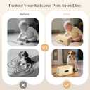 2 Pack Pine Wood Large Cable Management Box, Cord Organizer Cover Hider Floor Outlet Hiders for TV Wires, Computer, Router, USB Hub Under Desk Power Strip Electrical Cord Management (2)