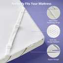 3 Inch Gel Memory Foam Mattress Topper King Size with Removable & Washable Viscose Made from Bamboo Cooling Breathable Cover, Soft Bed Topper for Back Pain, CertiPUR-US Certified