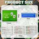 8 Pcs Mahjong Card Guide and Line Finder Set, Game Strategy Helper Tool for Beginners and Seniors, Perfect for Travel, Party, Game Night, Competition (Blue)