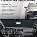 Pigenius Windshield Sun Shade for Audi A5 Sportback/S5 Sportback/RS5 Sportback/A5 Quattro Coupe/S5 Coupe/RS5 2018-2025 Without HUD - Safeguard