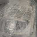 Sanwuta 24 Pcs Canvas Tote Bags Bulk with Zipper Cosmetic Bags 18.5" Cotton Canvas Bag with Handles Reusable Shopping Bags (Beige and Black)