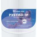 Future Way CC1500e Pool Filter Cartridge Replacement for Hayward XStream CC1500, Replace Hayward CCX1500RE, Pleatco PXST150, Unicel C-8316, 150 sq.ft