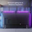 TV LED Backlight, Led Lights for TV with Camera Sync with Screen 55 Inch, Silicone Covered Led Strip Lights, App Control Premium Color Change Ambient Lighting for Gaming,Home Theater