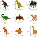 26 PCS Dinosaur Cake Toppers With Dinosaur Eggs Leaves Trees Cake Decorations For Birthday Party,dinosaur Themed party, Wild Animals Party,Kids Party Cake Decorations