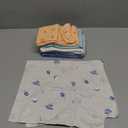 Organic Burp Cloths Baby Boy, Girl - 6-Pack Large Cotton Burping Cloths for Babies, Spit Up Rags, Super Absorbent, Ultra Soft Newborn Rag, Gender Neutral, Machine Washable, Durable (Cosmo)