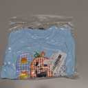 Baby Boy Girl Halloween Boo Outfit Candy Corn/Pumpkin/Spiderweb Oversized Sweatshirt Romper Newborn Fall Clothes (Blue)