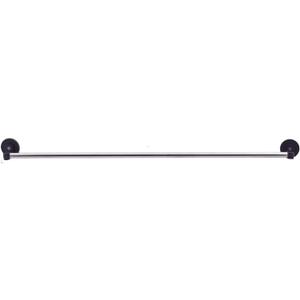 YYST Type A 16"-39.5" Magnetic Curtain Rod for Metal Door,Magnetic Window Caf, French Door Sash Rod W Magnets (Black -1)