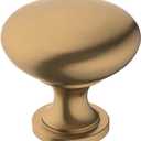Amerock | Cabinet Knob | Champagne Bronze | 1-1/4 inch (32 mm) Diameter | Edona | Drawer Knob | Cabinet Hardware (Pack of 1)