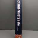 Retractable Safety Baby Gate or Mesh Dog Gate,Durable Portable Mesh Retractable Gate,Easy to Use for Stairs, Doorways, Hallways, Indoor, Outdoor, 33.5" Tall, Up to 45" Wide, Cream