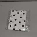 Black Polka Dot Print Table Runner Painted Dots Picnic Wedding Birthday Tea Party Decoration Modern Minimalist Home Kitchen Table Decor 72inches (13" x 72")