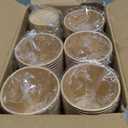 Clawsoff 300 Pack 5 oz Paper Cups, Disposable Kraft Bathroom Cups 5 Ounce, Espresso Coffee Hot/Cold Beverage Cups for Home, Kitchen, Party