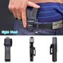 IWB Kydex Holster Fits: Glock 19 19x 25 44 45 Gen 3 4 5 &Glock 23 32 Gen 3 4Inside Waistband Concealed Carry for G19 G19x G23 G32 G32 G45 (Black, Right Handed)