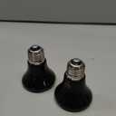 50W Reptile Heat Lamp(2-Pack) Ceramic Heat Emitter- Non-Light Emitting, 24/7 Safe Heating for Terrariums, Brooders & Incubators-Turtle Lizard Bearded Dragon Snake Small Pets E26