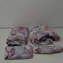 RUVANTI 100% Cotton King Size Sheets Set, 4 Pieces, Soft & Breathable Percale Weave Bedding, Deep Pocket 16", Hotel Standard, Crisp Cool Feel, Durable, Perfect Floral Bed Sheet, Lilac Floral (King, Lilac Floral)