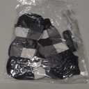 EXPAWLORER Dog Socks to Prevent Licking Paws, Winter Snow Dog Boots & Paw Protectors, Color Block Non Slip Doggie Grippy Booties Shoes for Hardwood Floors for Small Medium Large Senior Dogs Black M