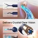 Bebird Earsight Plus R37R Ear Cleaning Camera Wax Removal Tool kit, FSA HSA Eligible Flexible Ear Scope Otoscope Camera Light, Visual Ear Picker Wireless Earwax Remover Tweezers for Adults & Kids (Blue)