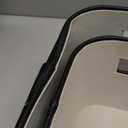 La Jolie Maison Storage Baskets for Organizing, 2 Pack, Luxury Vegan Leather Storage Cube Boxes for Closet Shelf Cabinet Bookcase, Carbon Black