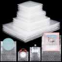 Jetec 100 Pcs 5 Sizes Bubble Pouches Bags Bubble Bags for Shipping Packing Cushion Wrap Pockets Bubble Moving Supplies for Dishes and Glasses, China Cups, Glassware Mugs Packaging (Clear, Multi Size)