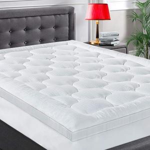 COHOME King Mattress Topper, Extra Thick Cooling Mattress Pad,Luxury
1300GSM Filling, 400TC Soft Cotton PillowTop, 8-21" Deep Pocket, Breathable & Noise-Free, Machine Washable (78x80 Inches)