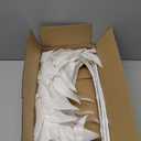 DILATATA Faux White Eucalyptus Stems  32 Artificial Willow Leaves, 5 Pcs Long White Eucalyptus Branches for DIY Bouquets, Centerpieces, Shower & Wedding Decorations