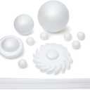 12 Piece 3D Solar System Model Kit for Kids Crafts, Outer Space Science Projects, White Polystyrene Foam Balls for Painting and Coloring, Spheres and Dowels Included 1