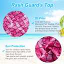 Lovekider Little Girls Swimsuits Two Pieces Swimwears Rash Guard Set Long Sleeve UPF50+ Bathing Suit for Beach 2-8T (3-4T, Mermaid Scales Purple)