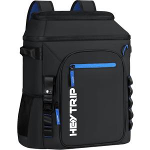 Heytrip Backpack Cooler 36/54 Cans Insulated Waterproof Cooler Bag for 20 Hours Cold Retention, Leak-Proof Camping Cooler with Multi-Compartments