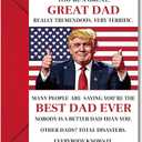 7 x Funny Fathers Day Card, Happy Birthday Cards Humor Gift from Son Daughter or Kids Hilarious & Heartfelt Greeting Card for Dad, Grandpa, Husband Premium Quality, Perfect for Fathers Day, Birthday, or Unique Gift