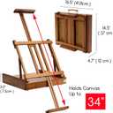 MEEDEN Portable Tabletop Easel for Painting: Artist Sketchbox, Table Easel with 1 Drawer
