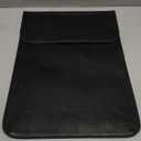 Allinside 15-16 inch Laptop Sleeve Case Compatible with MacBook Air 15 2023-2025/MacBook Pro 16 2021-2024, Waterproof PU Leather Laptop Sleeve Bag Protective Vertical Case Cover, Black