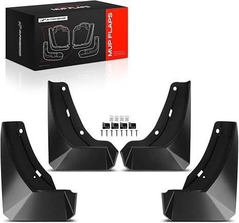 A-Premium Mud Flaps Compatible with Hyundai | for Hyundai Santa Fe 2024 SUV, No Drilling Required Mud Guards with Accessories, Set of 4 Front and Rear