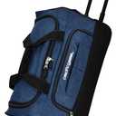 Pacific Gear Duffel Bag with Rolling Wheels, Navy, 21 Inch