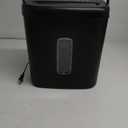 Amazon Basics 8-Sheet Cross Cut Paper Shredder and Credit Card Shredder - Black