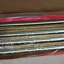 LOVMOR 6PCS Gold Stanchion Posts Queue, 38 Inch Red Velvet Rope, 5 FT Red Carpet Ropes and Poles, Crowd Control Barriers Queue Line Rope, Barriers for Party Supplies