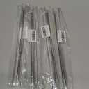 4 x Reusable Drinking Straws, Replacement Stainless Steel Straws for 40oz Tumbler, Silicone Straws and Cleaning Brush