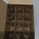 E12 60 Watt Incandescent Candle Light Bulbs, Chandelier Light Bulbs for Ceiling Fan, Vanity, Outdoor - Warm White 2500K, 500 Lumen Dimmable B10 Clear Candelabra Base Bulbs (12 Pack)