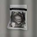 Travel Essentials,Multi Charging Cable for Apple Watch Charger/iPhone Charger/Samsung Charger,Type C Cable Cord for iWatch Ultra/10-2/iPhone 17-11/Samsung S25-S20,Android Phone,airPods,Car[1.2M]-Black