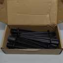 Metal Stakes Solar Lights Replacement Spike - Outdoor Ground Stake for Backyard Garden Lights Landscape Yard Pathway Patio Lamps Pole (Metal-8 Pack) - 0.78x5.36 inches