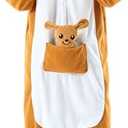 SAMGU Adult Onesie Animal Halloween Cosplay Costume One Piece Pajamas for Women and Men