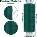 Kifmurase 100Pcs Sewing Thread Kit, Prewound Bobbins, Sewing Machine Threads, Hand Quilting Thread, Quilting Supplies for Hand Stitching, Serger, 100 Colors, 400 Yards Each