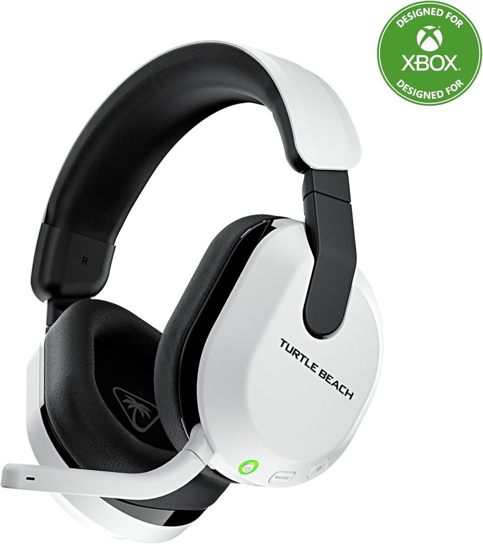 Turtle Beach Stealth 600 Wireless Multiplatform Amplified Gaming Headset for Xbox Series X|S, Xbox One, PC, PS5, PS4, & Mobile  Bluetooth, 80-Hr Battery, Noise-Cancelling Mic  White