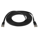 20 ft Cat 6 Unshielded (UTP) Flat Ethernet Network Cable - Black