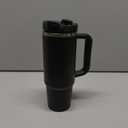STANLEY Quencher H2.0 Tumbler with Handle and Straw 40 oz | Flowstate 3-Position Lid | Cup Holder Compatible for Travel | Insulated Stainless Steel Cup | BPA-Free | Black 2.0