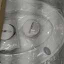 LUXE TS1008E Elongated Comfort Fit Toilet Seat with Slow Close, Quick Release Hinges, and Non-Slip Bumpers (White)