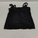 Womens Flowy Tankini Tops Only - Modest Bathing Suit Loose Fit Swimsuit Swim Tops No Bottom 2025 (Also in Plus) (Large, Black)