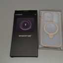 CASEKOO Desert Titanium 360 Polished for iPhone 15 Pro Case with Spin Magnetic Stand [Compatible with Magsafe][16FT Military Protection] Clear Back Titanium Alloy Sturdy Stand 6.1'', Rose Gold